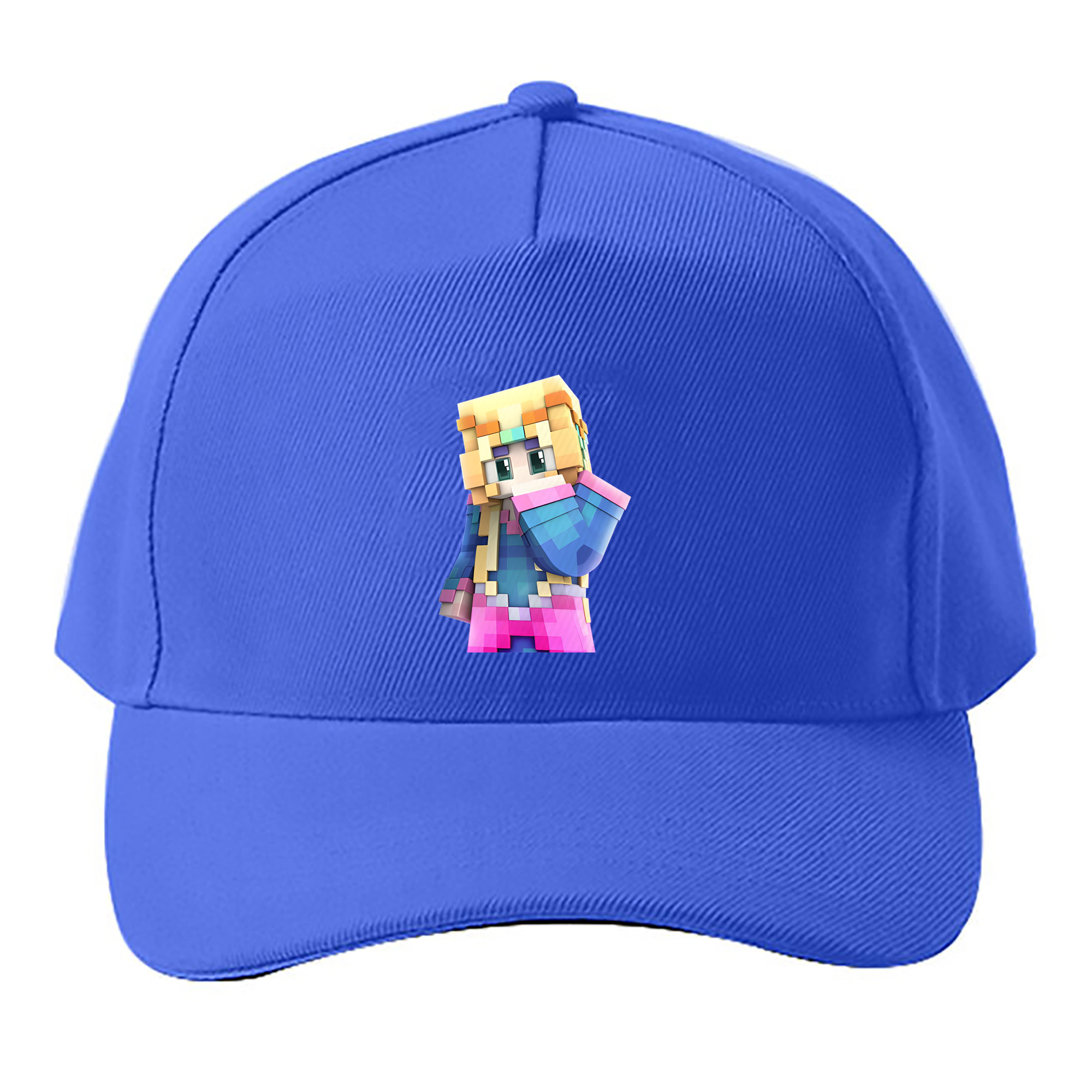 （画像用） マインクラフト ブロックの世界 Minecraft MC Block world ベースボールキャップ 綿100％ 男女兼用 帽子 スポーツ